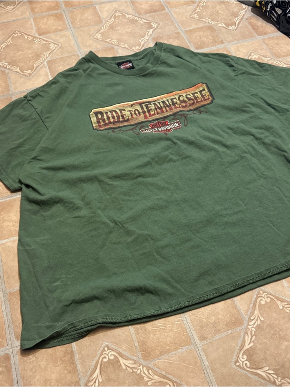Vintage Harley Davidson T-Shirt – Lynchburg Tennessee / Ride to Tennessee (3XL)